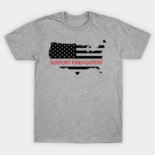 support firefighter T-Shirt